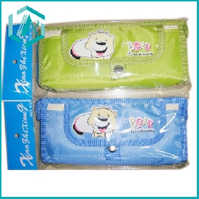 Wholesale student supplies PVC cartoon pencil case pencil bag