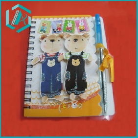 Wholesale lovely little pear daily notebook with a pen