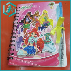 practical students use daily notebook with a pen