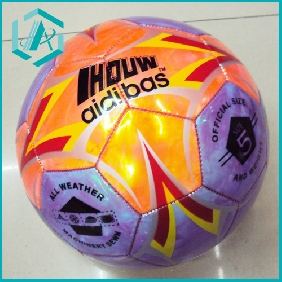 Wholesale 2010 handsewn leather colourful 5 football, 400g, stock football