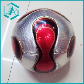 2010 PVC handsewn leather colourful five footbal, soccer ball, 400g