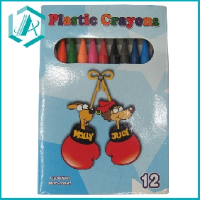 12 colors beautiful drawing crayon
