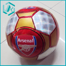 Wholesale New design PVC handsewn footbal, soccer ball, four colours mixed, 400g