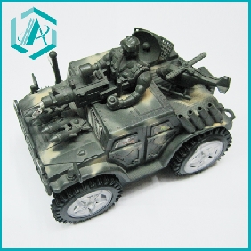 Wholesale 2010 fashion design kids vehicle playsets plastic toy tunk use No. 5 battery