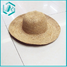 lady's pure-handmade fashionable design raffia straw hat