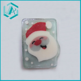 Wholesale Santa Clause head style lovely fruit glycerine soap in promotion