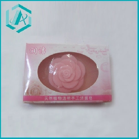 Wholesale Pink rose design fruit glycerine soap in promotion