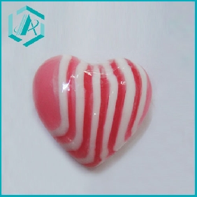 Wholesale Strip heart shape design fruit glycerine soap in promotion