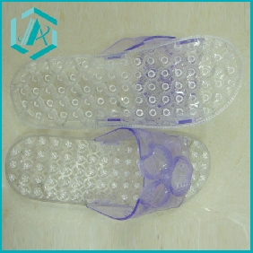 Wholesale Fashion plastic PVC massage slippers with new design nice colours