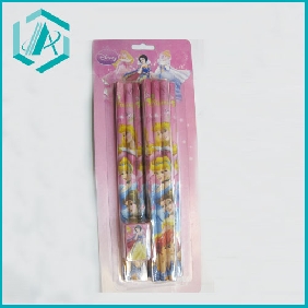 Wholesale snowhite princess print style children cartoon stationery 2 piece set in promotion
