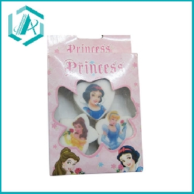 Wholesale cartoon lovely design 3 pieces eraser with snowhite princess print in promotion