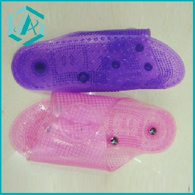 Wholesale New women PVC massage slippers with new design nice colours