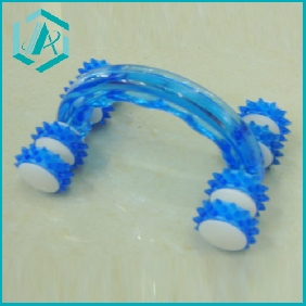 Wholesale 2010 fashion body plastic massager with battery and nice colours