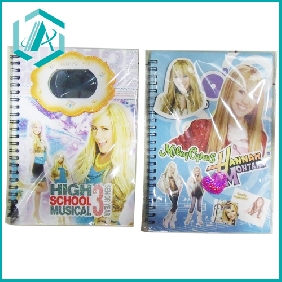 cartoon lovely design coil notebook with printed/40 sheets