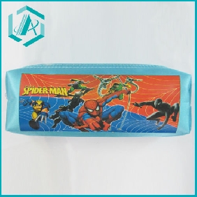 2010 popular hot sell spiderman PVC nylon pencil case