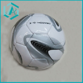 grey-white 2# leather promotional mini football on sale