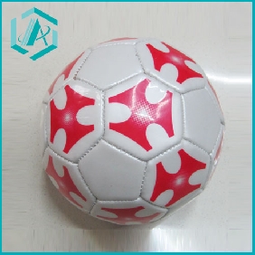 Wholesale red&black leather 2# children's mini football on sale