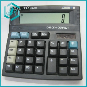 Wholesale Cheap Solar power black business and office calculator