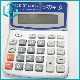 Wholesale Cheap white and blue electronic power calculator