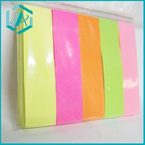 Five colors fashionable self-adhesive note pad