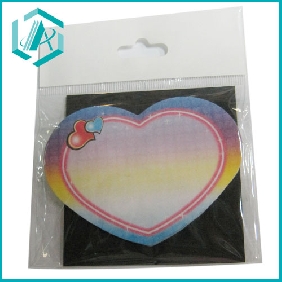 Wholesale Red heart style self-adhesive memo pad