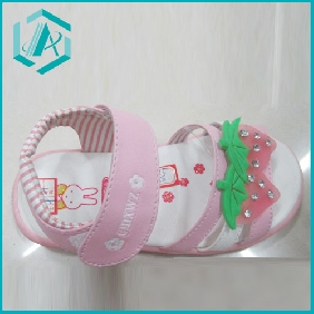 Wholesale 2011 newest cute kid's sandal for summer season, purple color