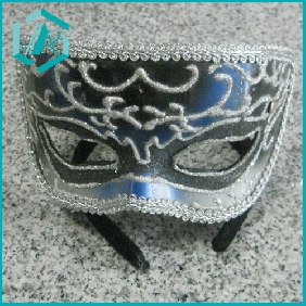 Wholesale Black color Halloween day eye mask, top quality PVC material