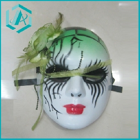 Wholesale 2010 halloween plastic material  elastic band party mask
