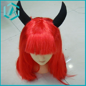 Wholesale Auburn Red Long Curly Cosplay Party Wig