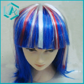 Wholesale colorful medium staright Women's Cosplay Party Wig