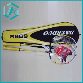 Wholesale popular fashionable steel badminton rackets