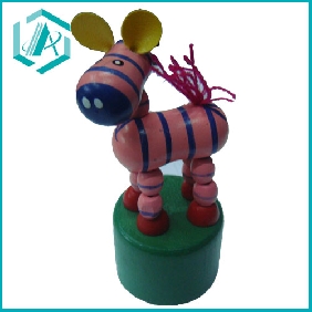 Wholesale 2011 most hot selling wooden push up toys, many kinds animals