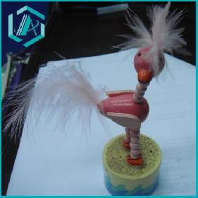 Wholesale 2011 children most love wooden push up animal toys