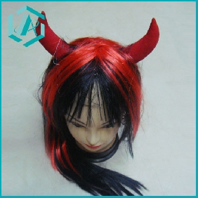 Wholesale New Medium Black and Red party COSPLAY hair wig wigs