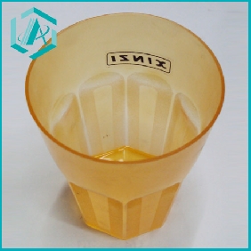 popular yellow durable plastic cup children/student cup