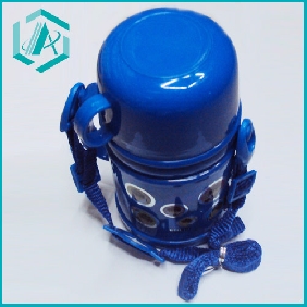 Wholesale high quality durable blue plastic bottle children/student bottle