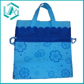 Wholesale 2011 hot sell blue draw string nylon shopping bag