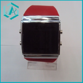 Wholesale 2011 newest LED watches, silicon belt with square LED screen, very fashion