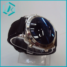 Wholesale Round shape LED watch, blue color with 2011 newest style, make in silicon material