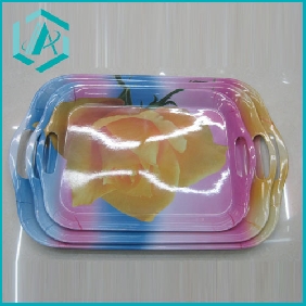 Wholesale Melamine material long square trays, 3 sizes and many colors are available