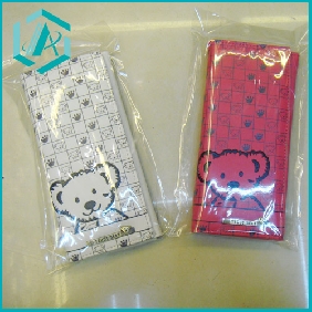 Wholesale new white and red fashion purse lady's wallet whit cute catoon printed