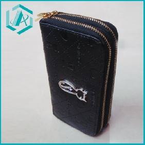Fashion pu men's wallet/purse,black color