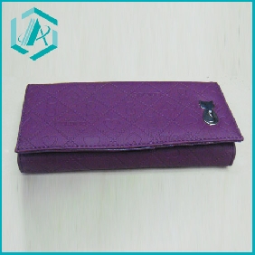 Wholesale Purple lady's new fashion wallet purse