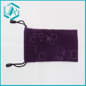 Wholesale 2010 cute purple cloth mobile phone bag