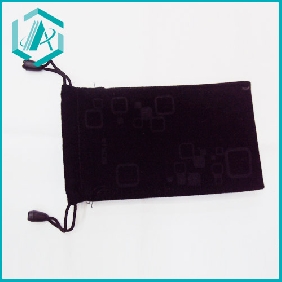 Wholesale 2010 cute black cloth mobile phone bag