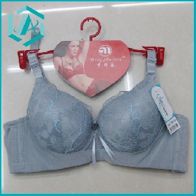 Wholesale New arrive Three-breasted blue bra for ladies, top quality material wears very comfortable