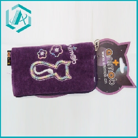 Fashionable cat shape printed cloth mobile phone bag