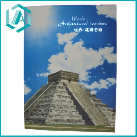 Wholesale beautiful ancient building picture cover school notebook