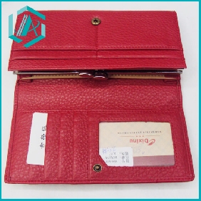 Wholesale Red fashion pu ladies wallets