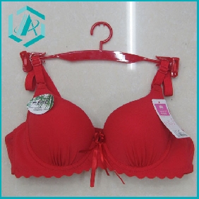 Wholesale 2011 new arrive hot red color Padded lady's bra and underwears
